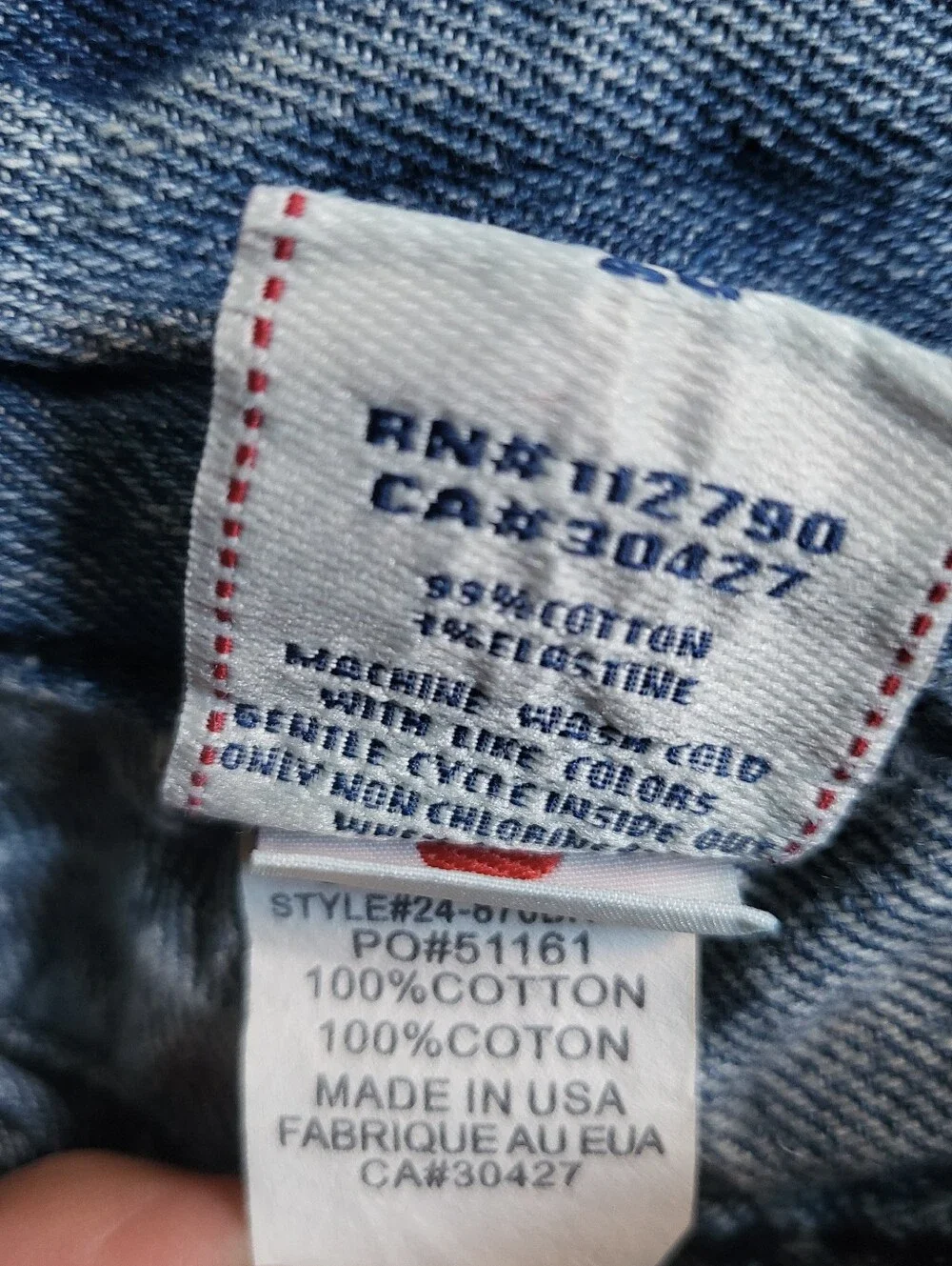 True Religion Rainbow Billy Jeans 28 Made in USA Light Wash Y2K NWOT